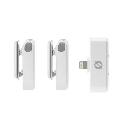 3. RODE Wireless Micro - 2-kanałowy cyfrowy system bezprzewodowy (Lightning, Biały)