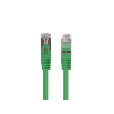 2. PATCHCORD KAT.6 FTP 0.5M ZIELONY FLUKE PASSED LANBERG 10-PACK