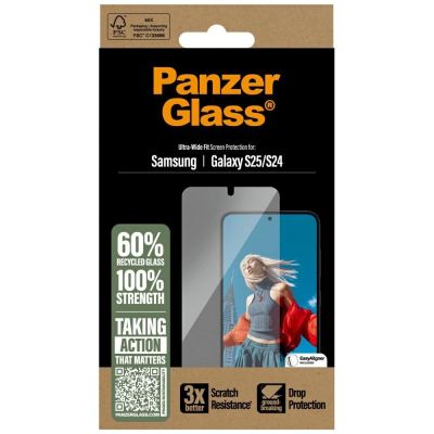 4. Szkło hartowane PanzerGlass Ultra-Wide Fit do Samsung Galaxy S25