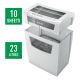 5. Leitz Niszczarka IQ Home Office P4, 10 kartek, 23 l kosz