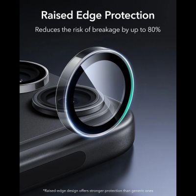 3. Szkło hartowane na aparat ESR Armorite Camera Protector na iPhone 18 Pro / 18 Pro Max - dark cherry