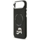 6. Etui Karl Lagerfeld Karl & Choupette Pins MagSafe na iPhone Air - czarne
