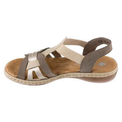2. Rieker Sandals 65918-64 Beżowe 36
