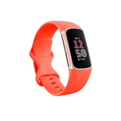 2. Fitbit Charge 6 pomarańczowy
