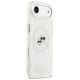 4. Etui Karl Lagerfeld IML Glitter Karl&Choupette Heads Logo MagSafe do iPhone Air - szare