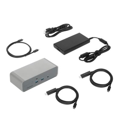 10. Targus DOCK230EUZ stacja dokująca Przewodowa Thunderbolt 5 Srebrny