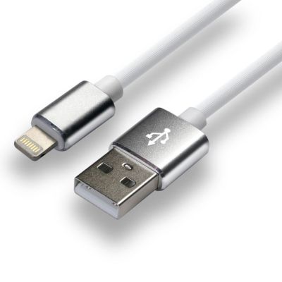 2. Kabel zasilający everActive CBS-1IW (USB - Lightning ; 1m; kolor biały)