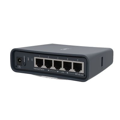 13. Router WiFi 5 Mikrotik hAP ac lite TC (RB952Ui-5ac2nD-TC) 2,4GHz(2x2)/5GHz(1x1) 5p