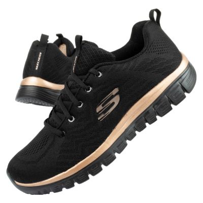12. Buty sportowe Skechers Get Connected W 12615-BKRG