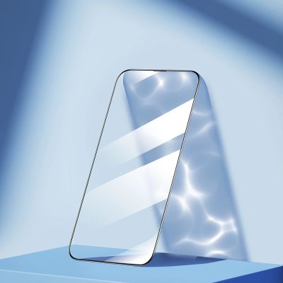 3. Joyroom Knight 2,5D TG szkło hartowane do iPhone 14 Plus na cały ekran z ramką przezroczysty (JR-H03)
