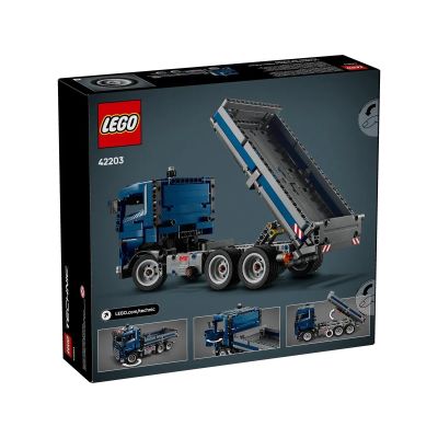 2. LEGO TECHNIC 42203 Wywrotka z przechylaną skrzynią