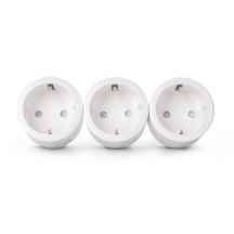 Entac ES-3S-RC adapter wtyczek zasilających Biały