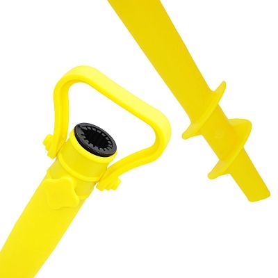 3. BAZA MOCOWANIE DO PARASOLA PLASTIKOWA WKRĘCANA 39CM ŻÓŁTA