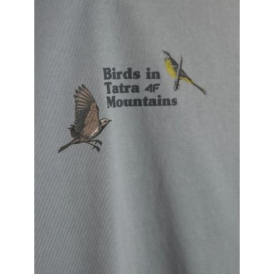 7. T-shirt loose z nadrukiem damski 4F 4FKAW26TTSHF4502-26S
