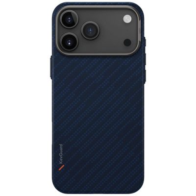 2. Etui UNIQ Keva EDGE Magclick Charging na iPhone 17 Pro Max - niebieskie