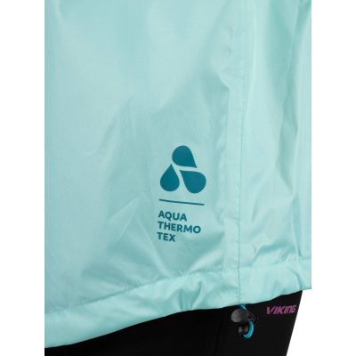 4. Kurtka przeciwdeszczowa damska Viking Rainier Lady turkusowa (700/25/2525/7000)