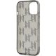6. Etui Karl Lagerfeld IML Mono KL Pattern & Cord na iPhone 15 / 14 / 13 - czarne