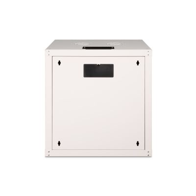16. Szafa sieciowa wisząca Unique 19" 12U rack 600x600, drzwi szyba, szary, niedzielona, złożona, 100kg