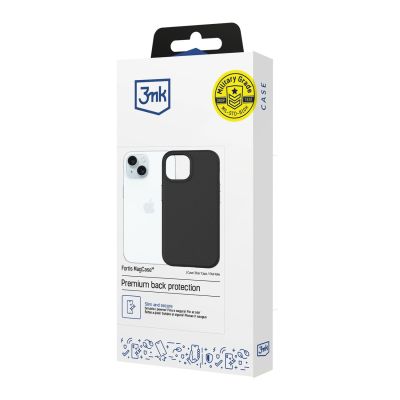 11. Etui 3mk Fortis MagCase na iPhone 15 - czarne