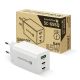 7. EVERACTIVE ŁADOWARKA SIECIOWA GAN 1 X USB, 2 X USB-C QUICK CHARGE 4+ 65W BIAŁA SC-655Q