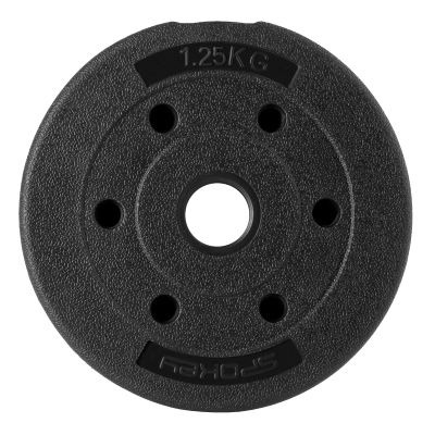 28. Zestaw hantli 4w1 (sztanga, hantle, kettlebell, podpórki do pompek) Spokey PONDUS SET 20 kg