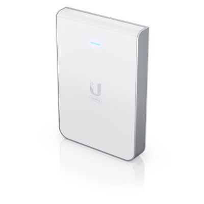 24. Access Point Wi-Fi 6 Ubiquiti UniFi U6 In-Wall 2.4GHz(2x2)/5GHz(4x4)/6GHz(–) PoE+/PoE 4x1G 1x2,5G