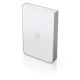 24. Access Point Wi-Fi 6 Ubiquiti UniFi U6 In-Wall 2.4GHz(2x2)/5GHz(4x4)/6GHz(–) PoE+/PoE 4x1G 1x2,5G