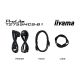 iiyama ProLite T2755MSC-B1 monitor komputerowy 68,6 cm (27") 1920 x 1080 px Full HD LED Ekran dotykowy Blad Czarny