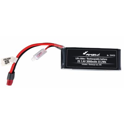 Akumulator Amewi LiPo 2S 7,4 V 3000 mAh 25C Wtyczka T