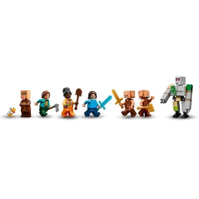 11. LEGO Minecraft 21273 Atak balonowego Ghasta na wioskę