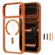 2. Etui Tech-Protect Magmat Magsafe CC na iPhone 17 Pro Max / 18 Pro Max - pomaraczowo-przezroczyste