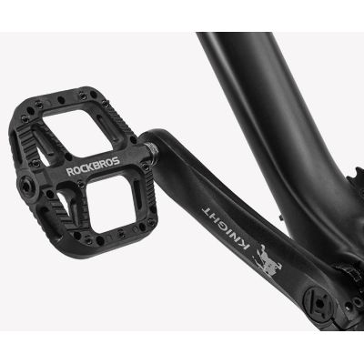 2. Rockbros pedały rowerowe nylon czarne 2021-12ABK
