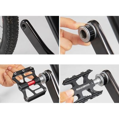 3. Pedały rowerowe Rockbros K3462F-BK odłączane z szybkozłączem - czarne