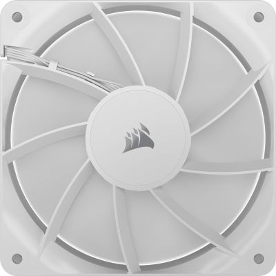 4. CORSAIR RS120 White 120mm Fan Single Pack