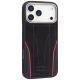 2. Etui Audi R8 Genuine Leather MagSafe do iPhone 17 Pro - czarno-czerwony
