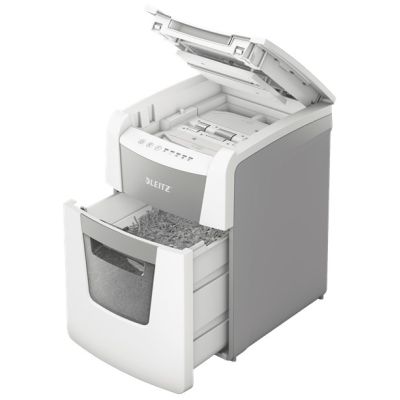 10. Leitz Niszczarka IQ AutoFeed 100, P4, 100 kartek, 34 l kosz