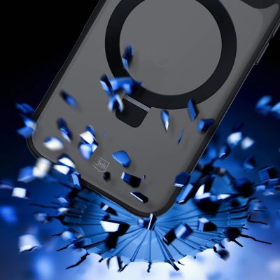 3. Etui 3mk Smoke Case Mag&Stand na iPhone 17 Pro Max - czarne