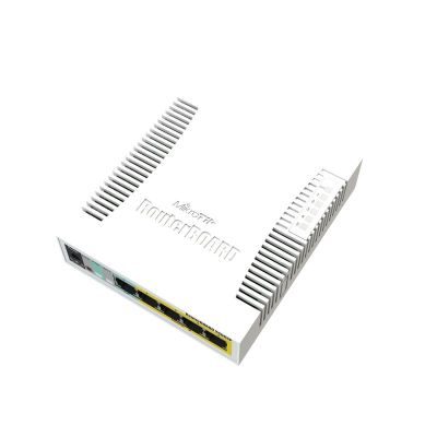 13. Switch Mikrotik RB260GSP (CSS106-1G-4P-1S) 6p PoE (Passive: 4;) 60W Managed Gigabit