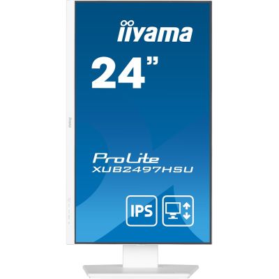 3. Iiyama TFT XUB2497HSU IPS 24'' HDMI/DP/2xUSB/hoev/weiß - Płaski ekran - 60.5 cm