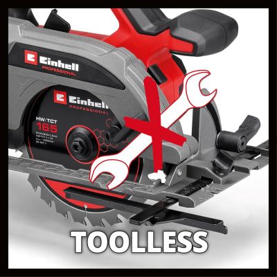 5. Pilarka tarczowa 18V TP-CS 18/165 LI BL-SOLO 4331225 EINHELL