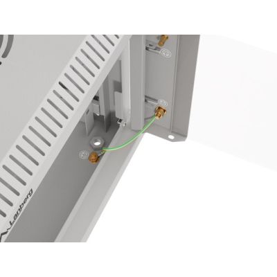 7. Lanberg WF11-3309-10S stojak 9U Szafa wisząca Szary