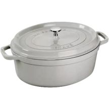STAUB LA COCOTTE Garnek żeliwny owalny 3.2 ltr, truflowy