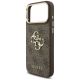 6. Etui Guess 4G Big 4G Classic Logo Big Strap Metal Buttons na iPhone 18 Pro / 17 Pro - brązowe