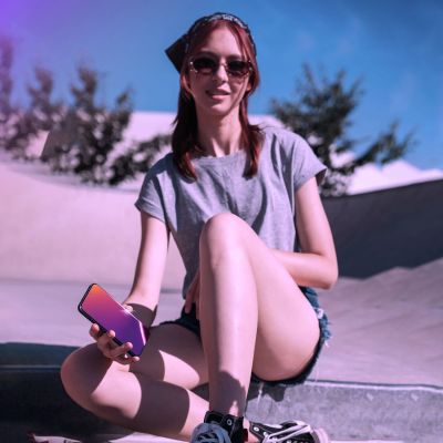14. Prywatyzujące szkło hartowane 3mk Rainbow Privacy na Apple iPhone 16e