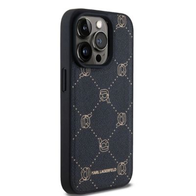 4. Etui Karl Lagerfeld Magsafe Karl Head na iPhone 15 Pro Max - czarne