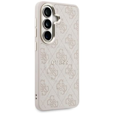4. Etui Guess 4G Embossed Ring MagSafe na Samsung Galaxy S26+ - różowe