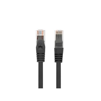 LANBERG PATCHCORD KAT.6 UTP LSZH CU 0.25M CZARNY FLUKE PASSED