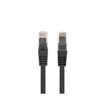 LANBERG PATCHCORD KAT.6 UTP LSZH CU 0.25M CZARNY FLUKE PASSED
