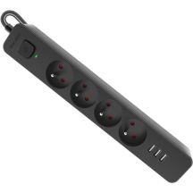 DEFENDER LISTWA ZASILAJĄCA SFS 135 4 GNIAZDA + 3XUSB 5M CZARNA 99458