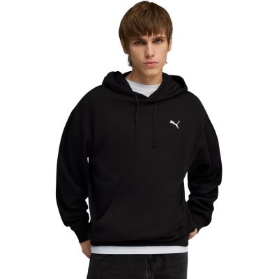 Bluza męska Puma ESS Elevated Relaxed Hoodie czarna 692019 01